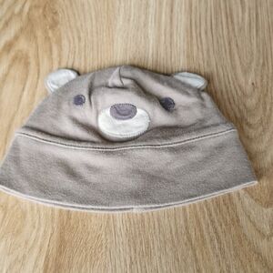 Cute Bear Design Kids Beanie - Beige